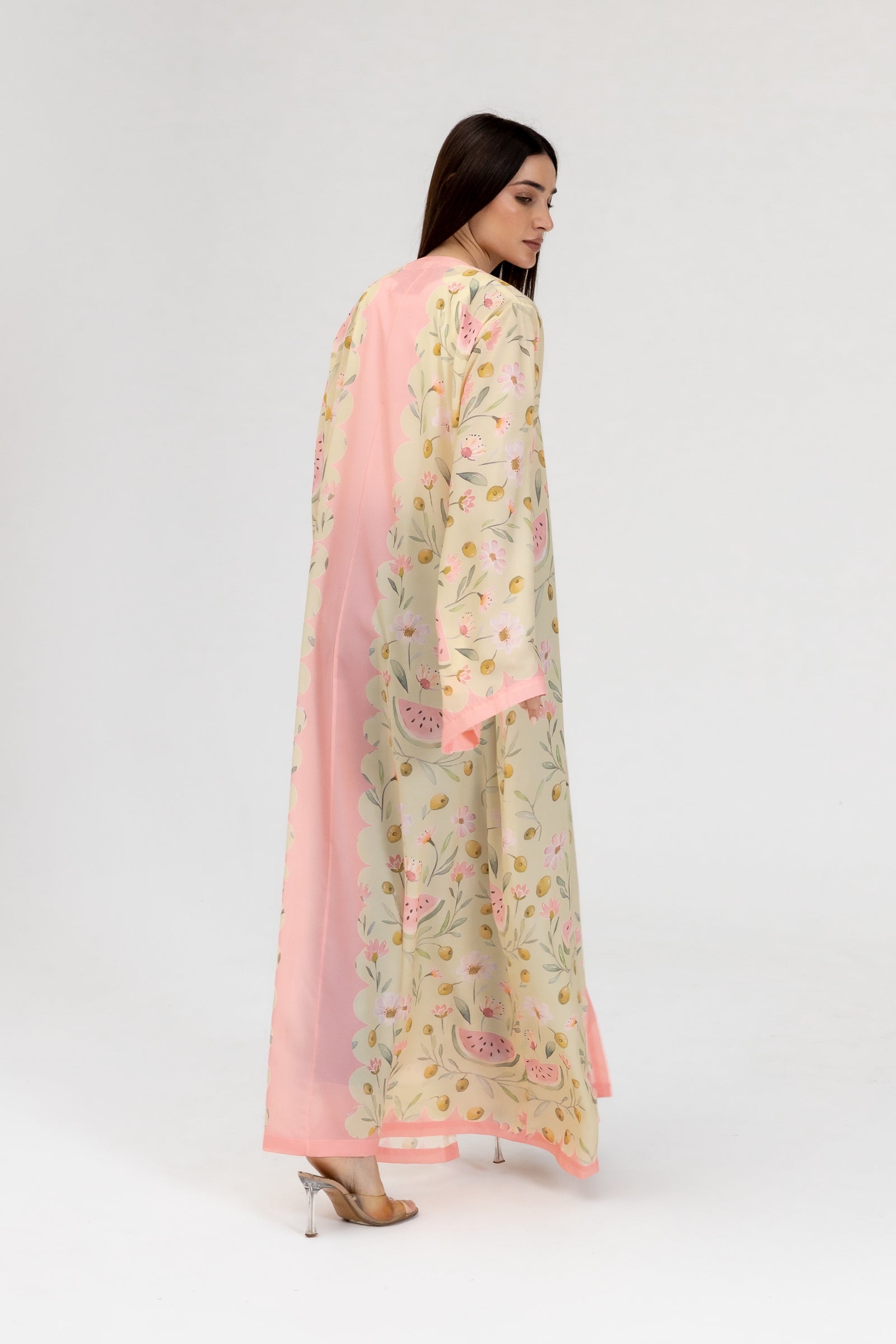Pink Watermelon Abaya