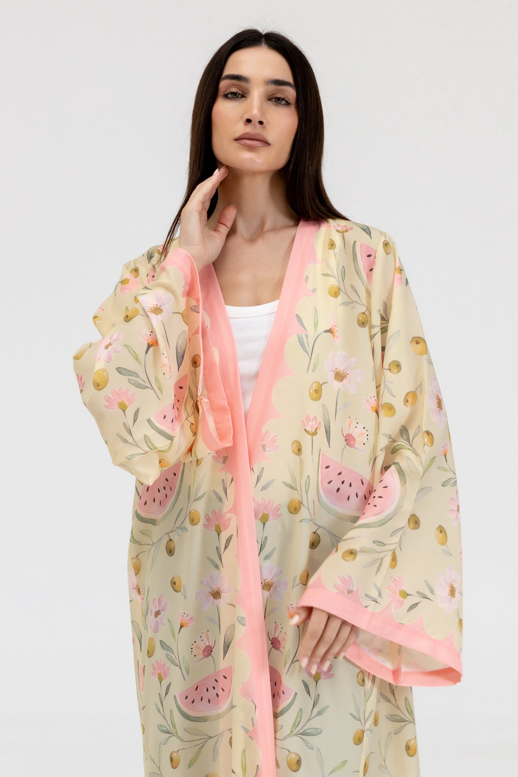 Pink Watermelon Abaya