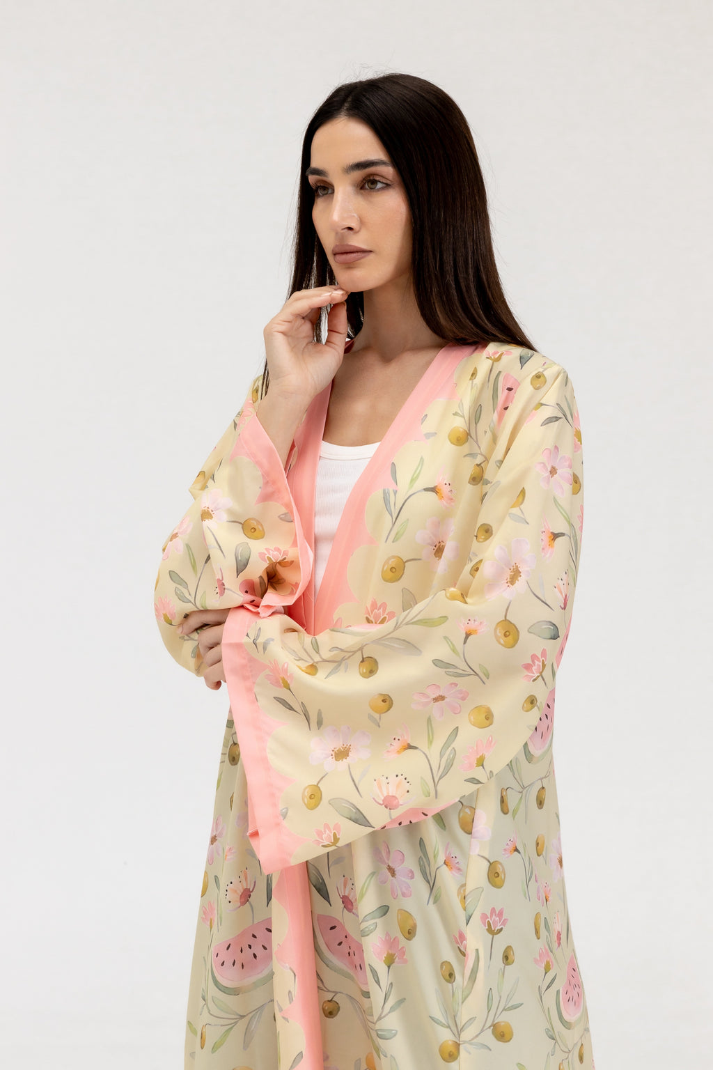 Pink Watermelon Abaya