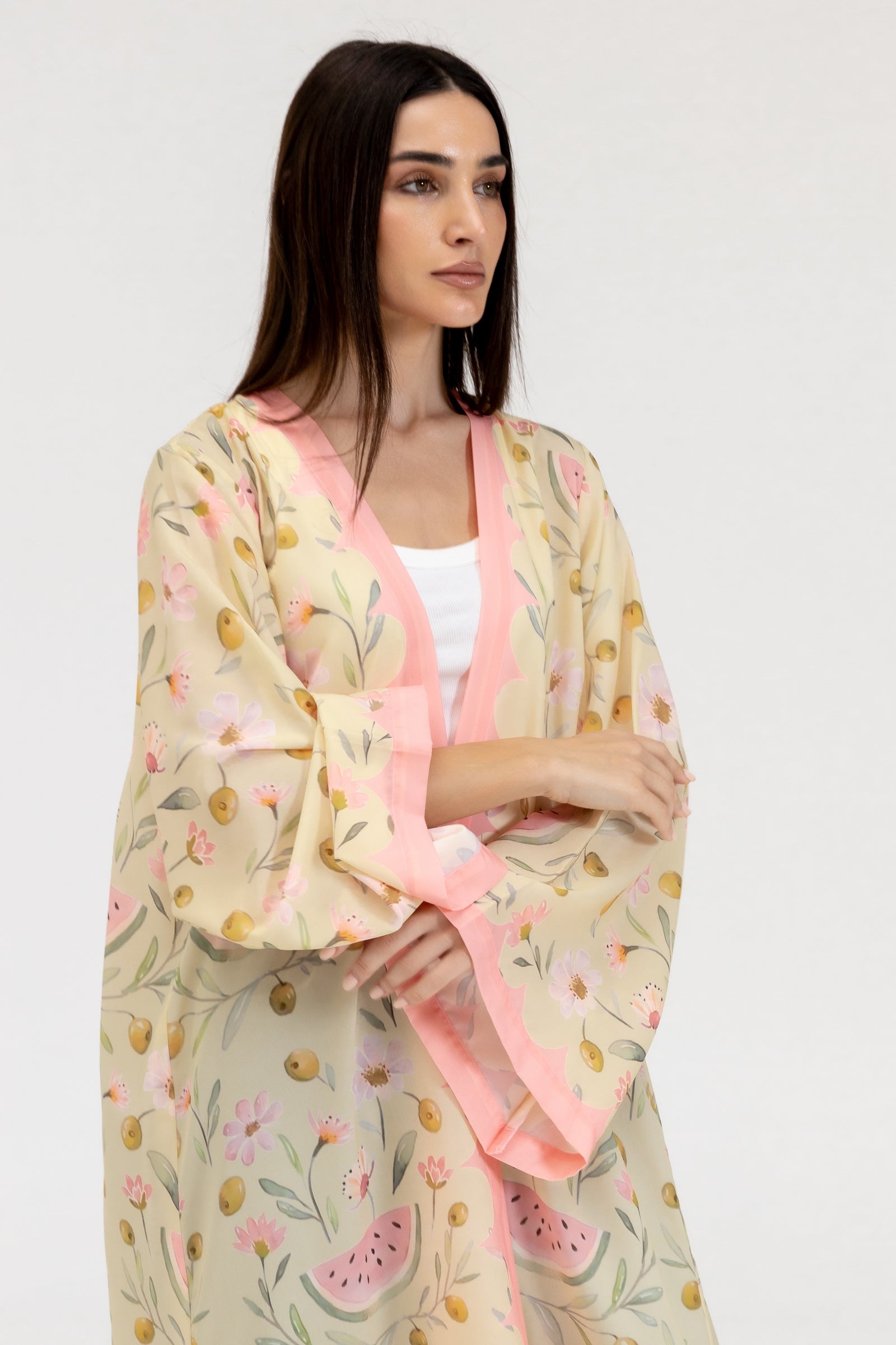 Pink Watermelon Abaya