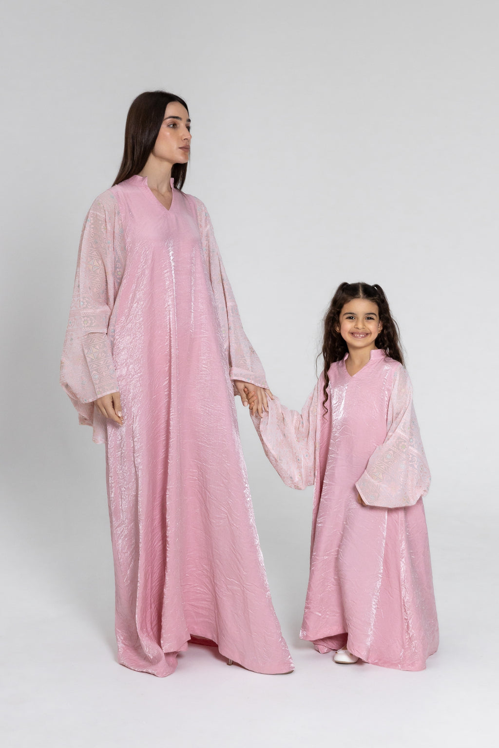 Kids Light Pink Kaftan