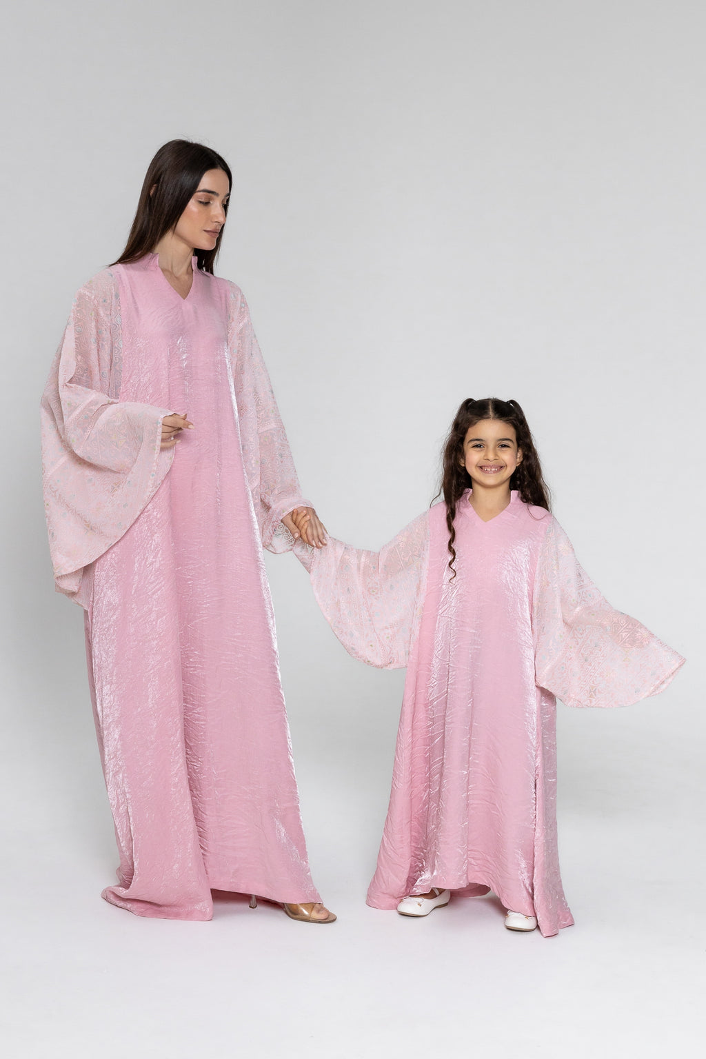 Kids Light Pink Kaftan