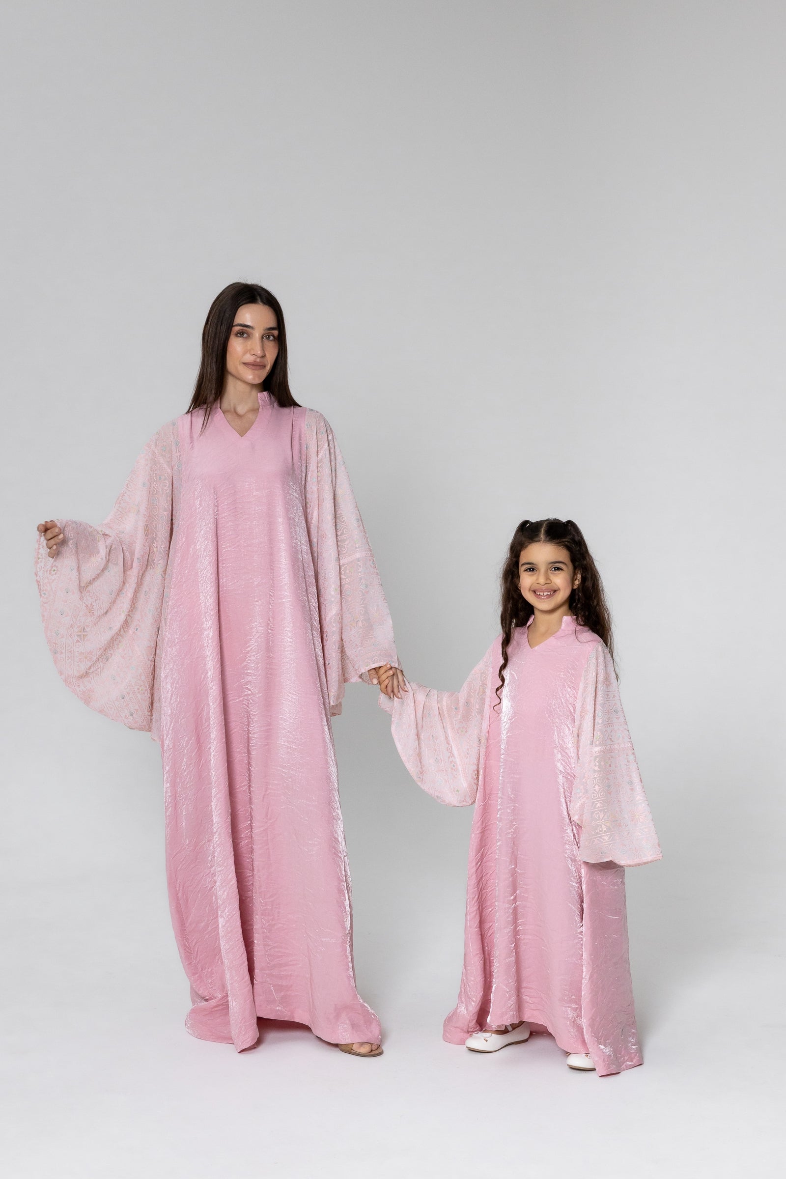 Kids Light Pink Kaftan