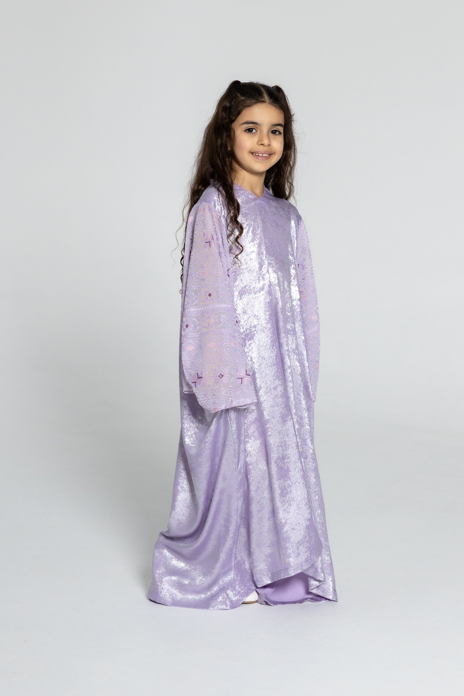 Kids Lilac Kaftan