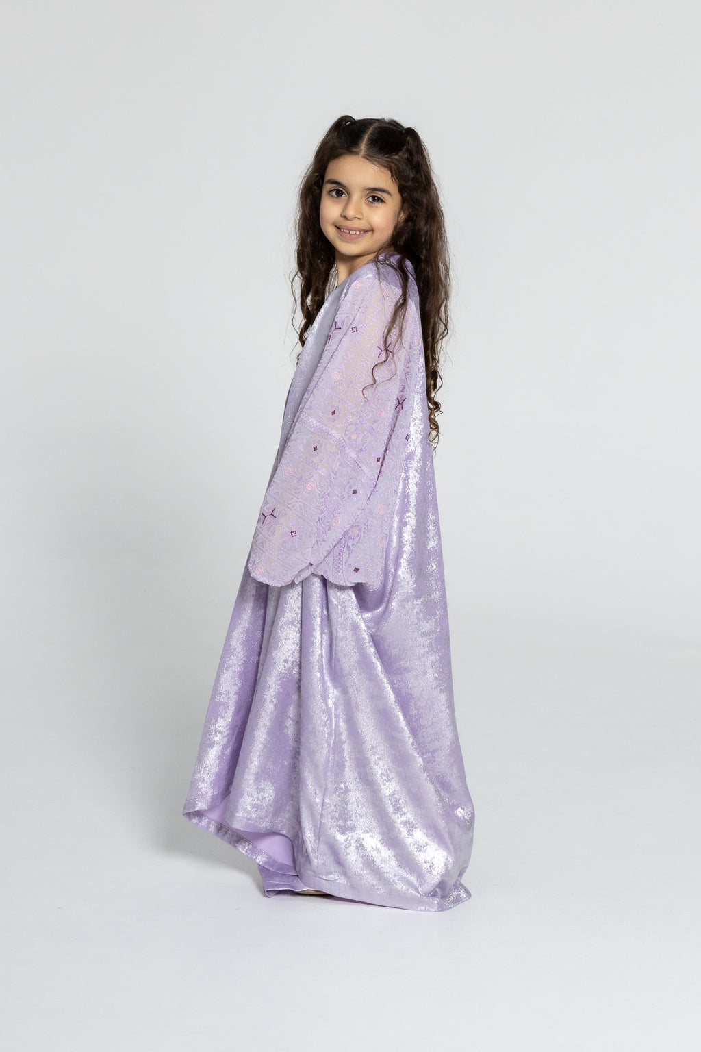 Kids Lilac Kaftan