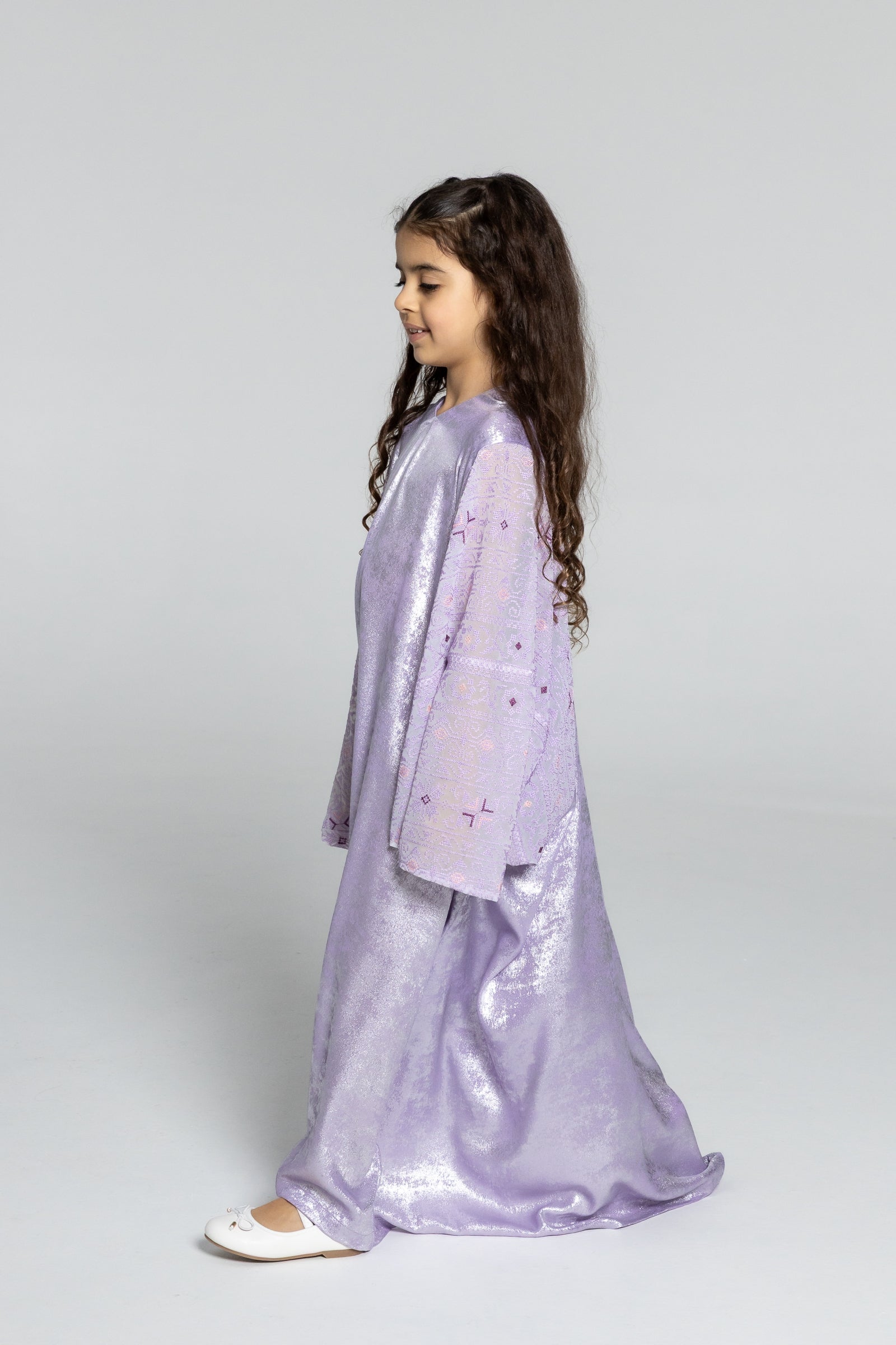 Kids Lilac Kaftan