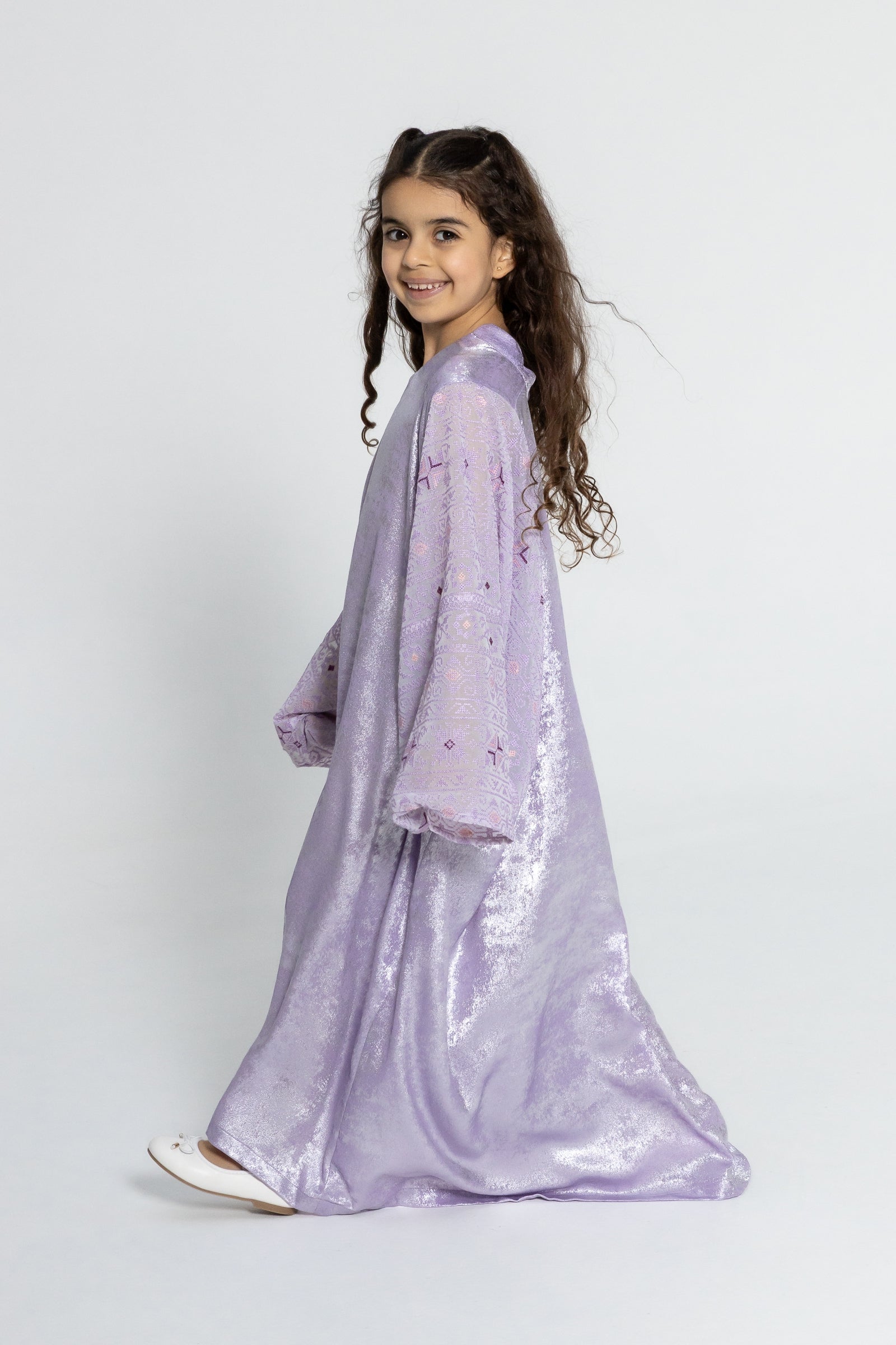 Kids Lilac Kaftan
