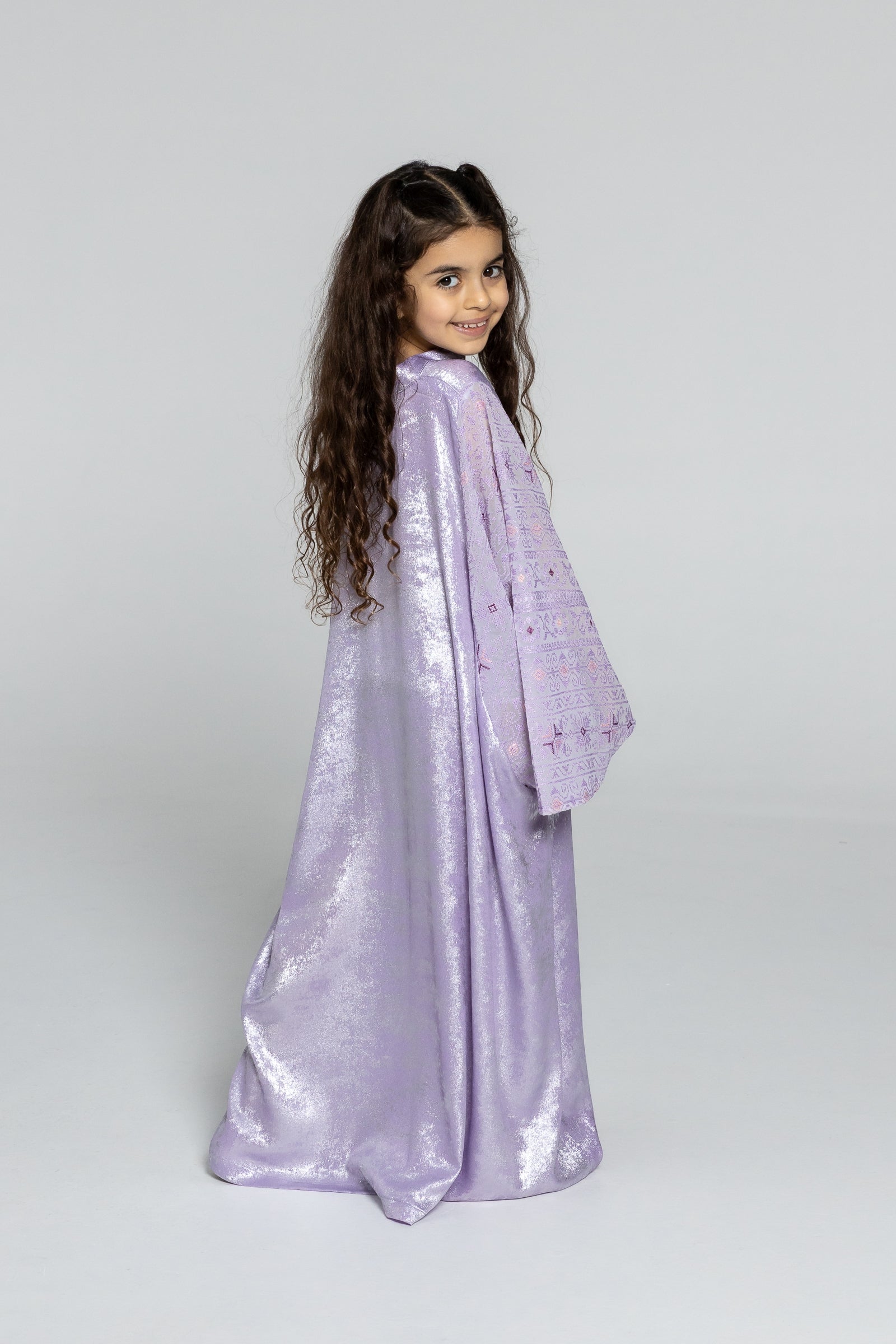 Kids Lilac Kaftan