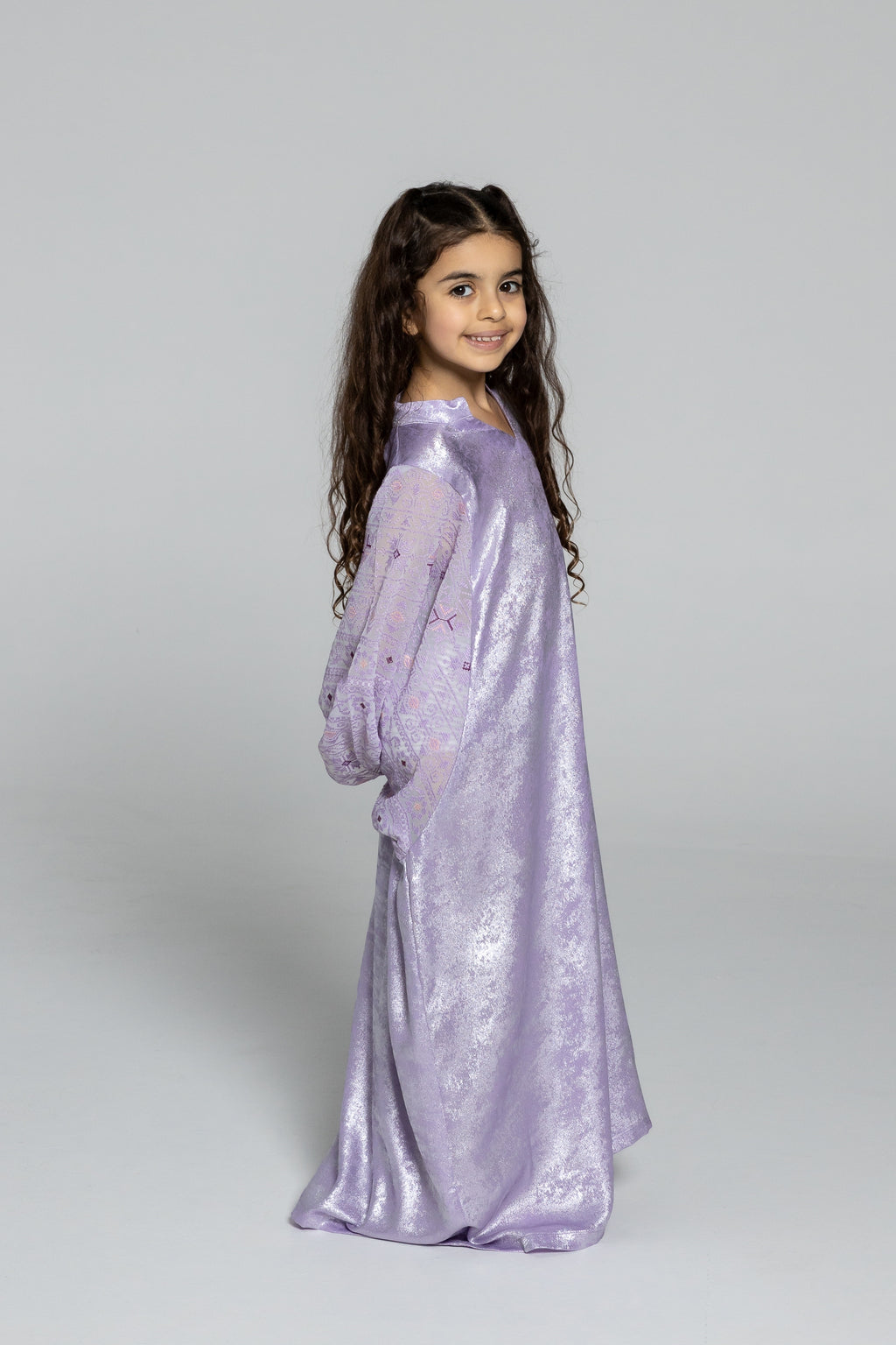Kids Lilac Kaftan