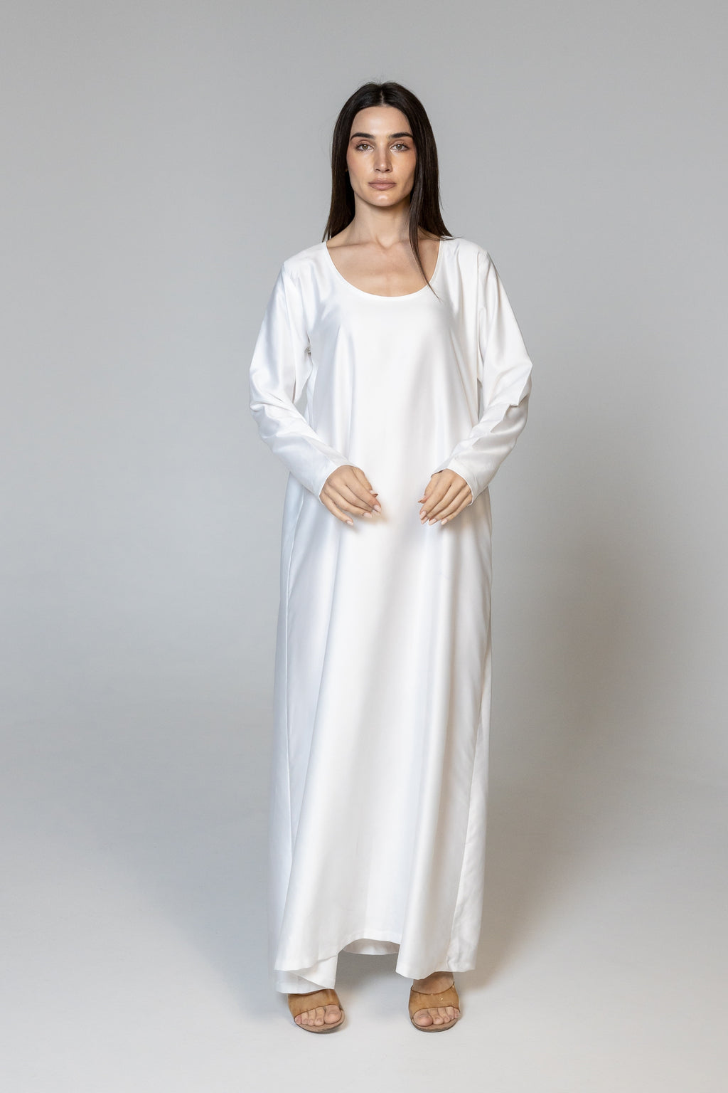 White Inner Slip Dress