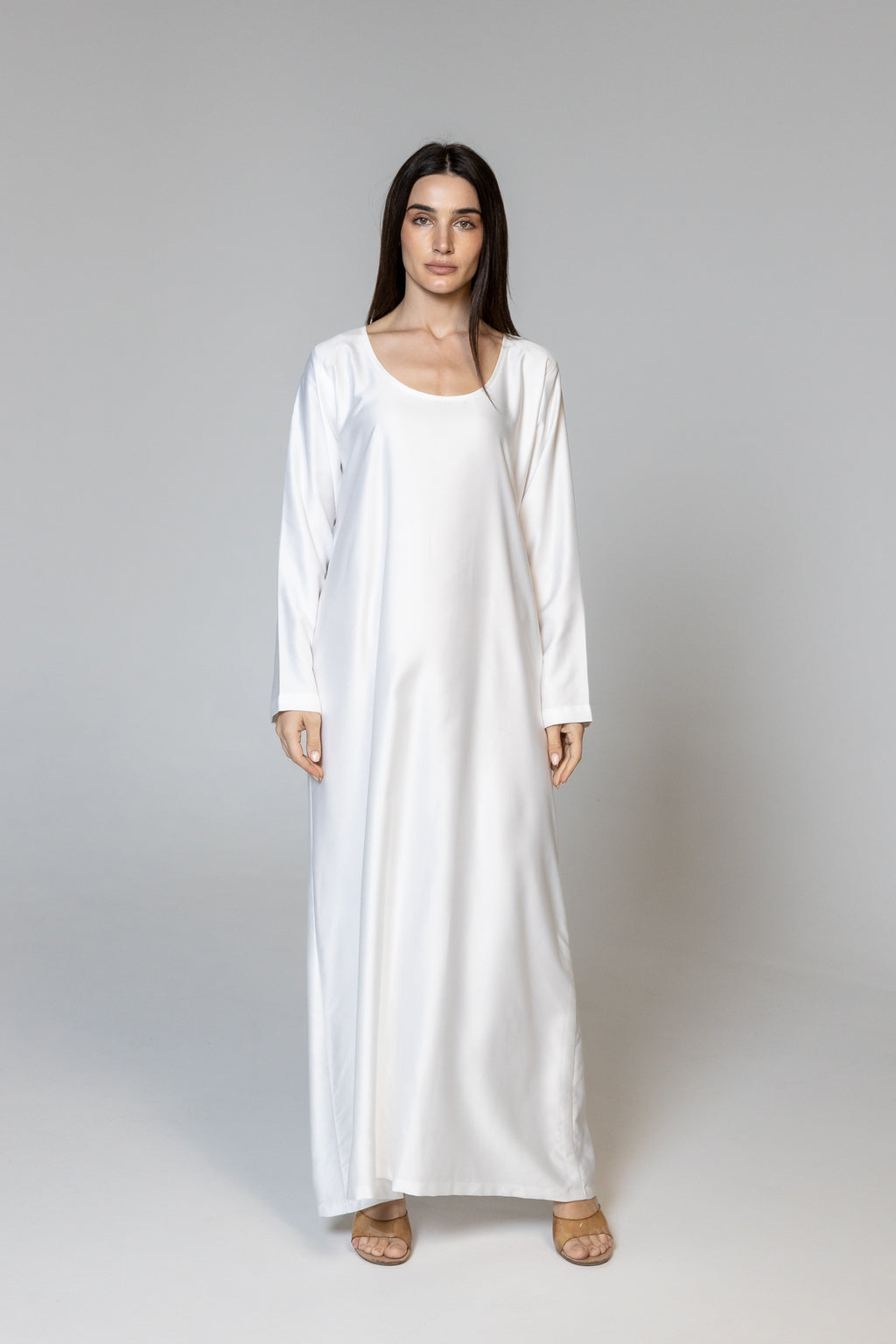 White Inner Slip Dress