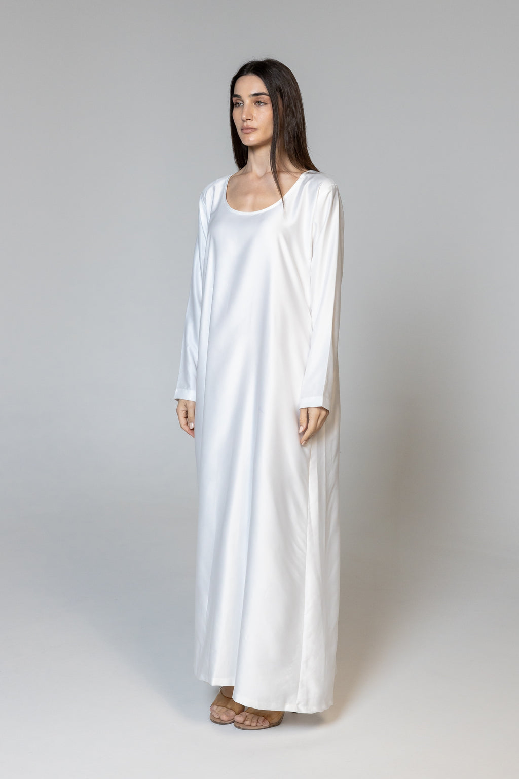 White Inner Slip Dress