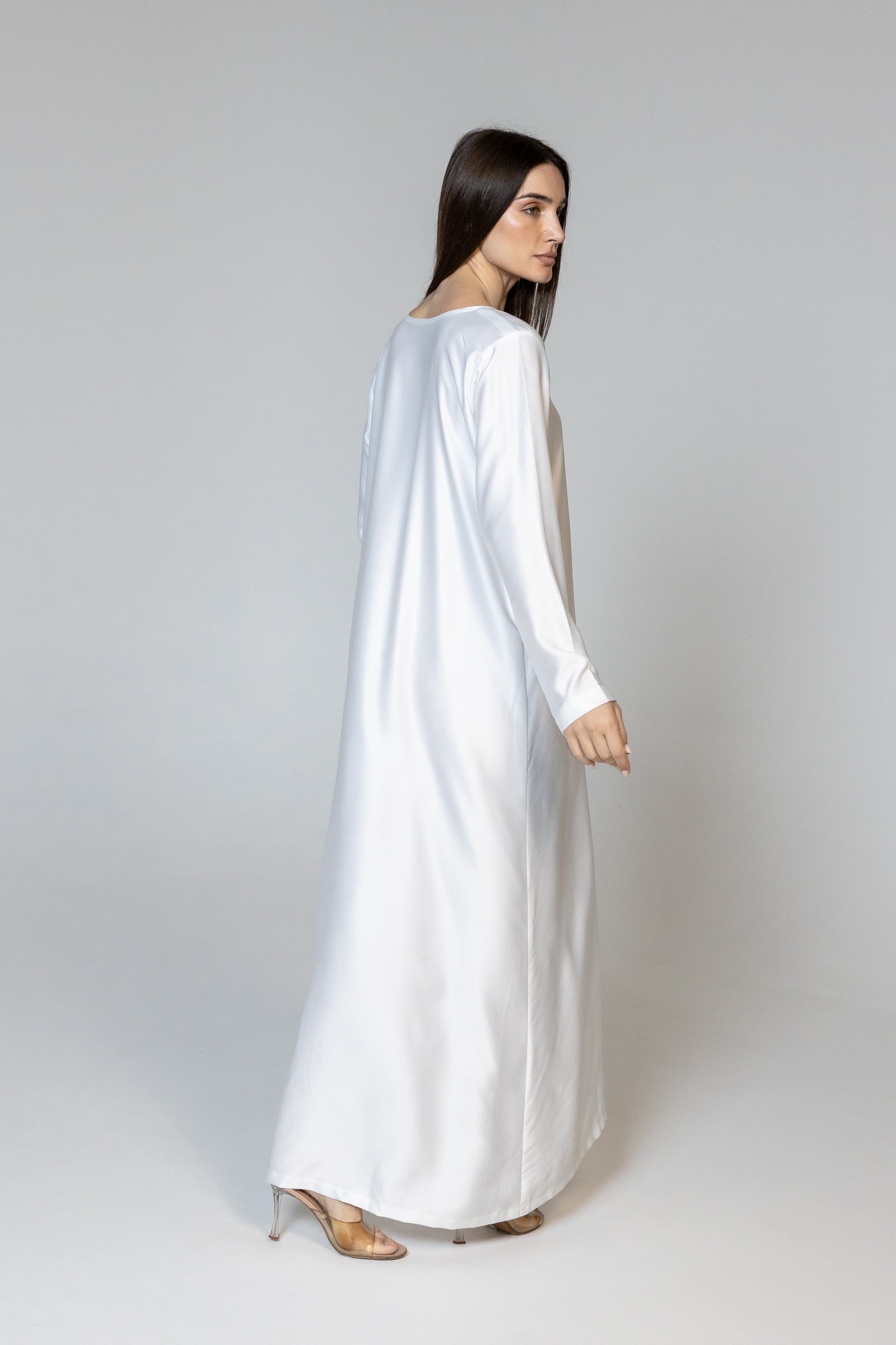 White Inner Slip Dress