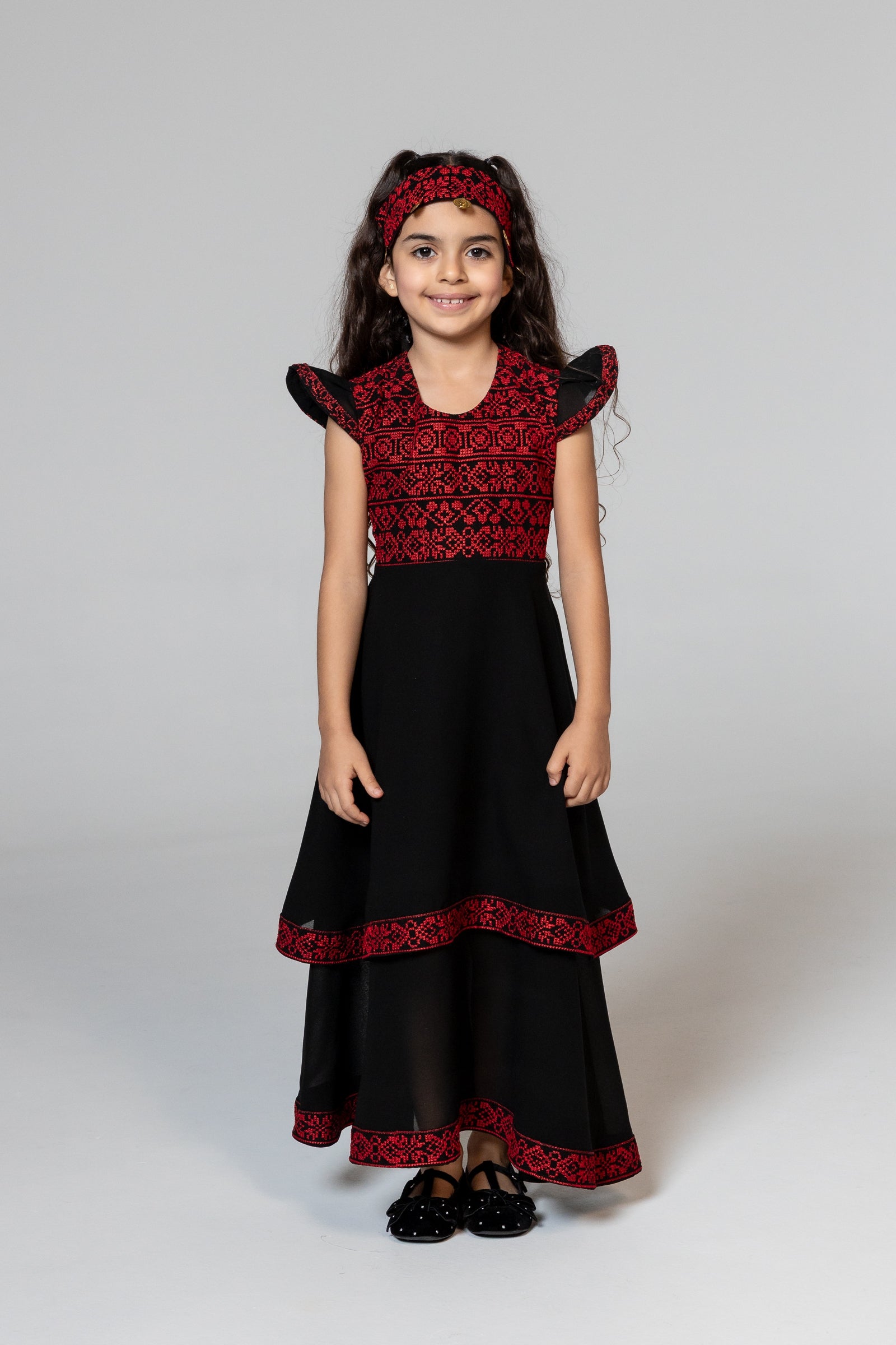 Kids Dress with Embroidered Bodice