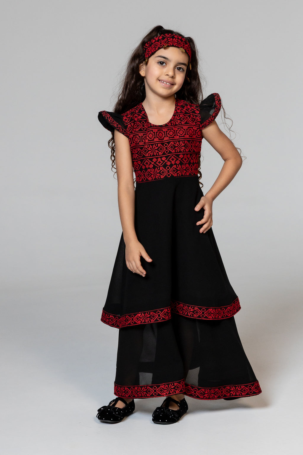 Kids Dress with Embroidered Bodice