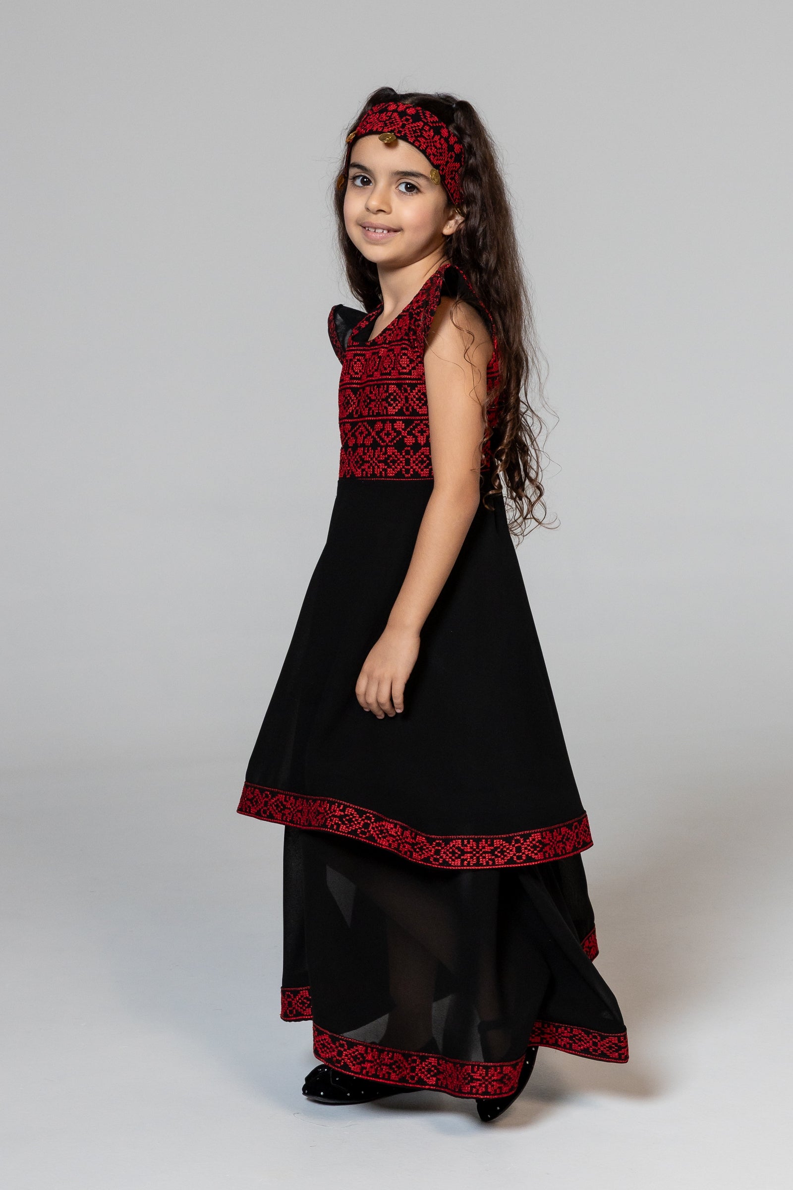 Kids Dress with Embroidered Bodice