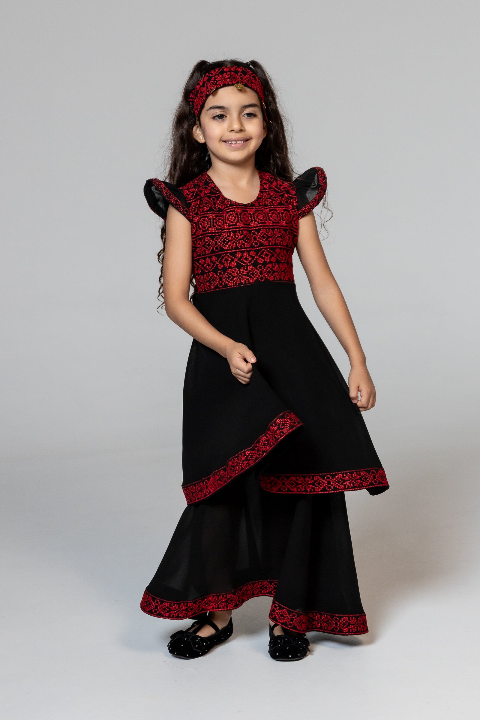 Kids Dress with Embroidered Bodice