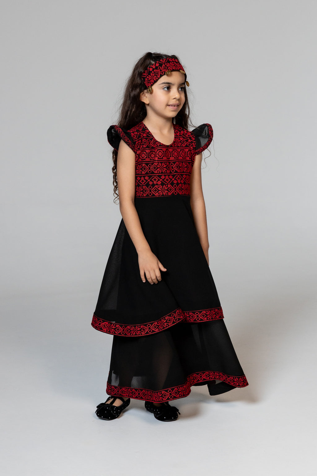 Kids Dress with Embroidered Bodice