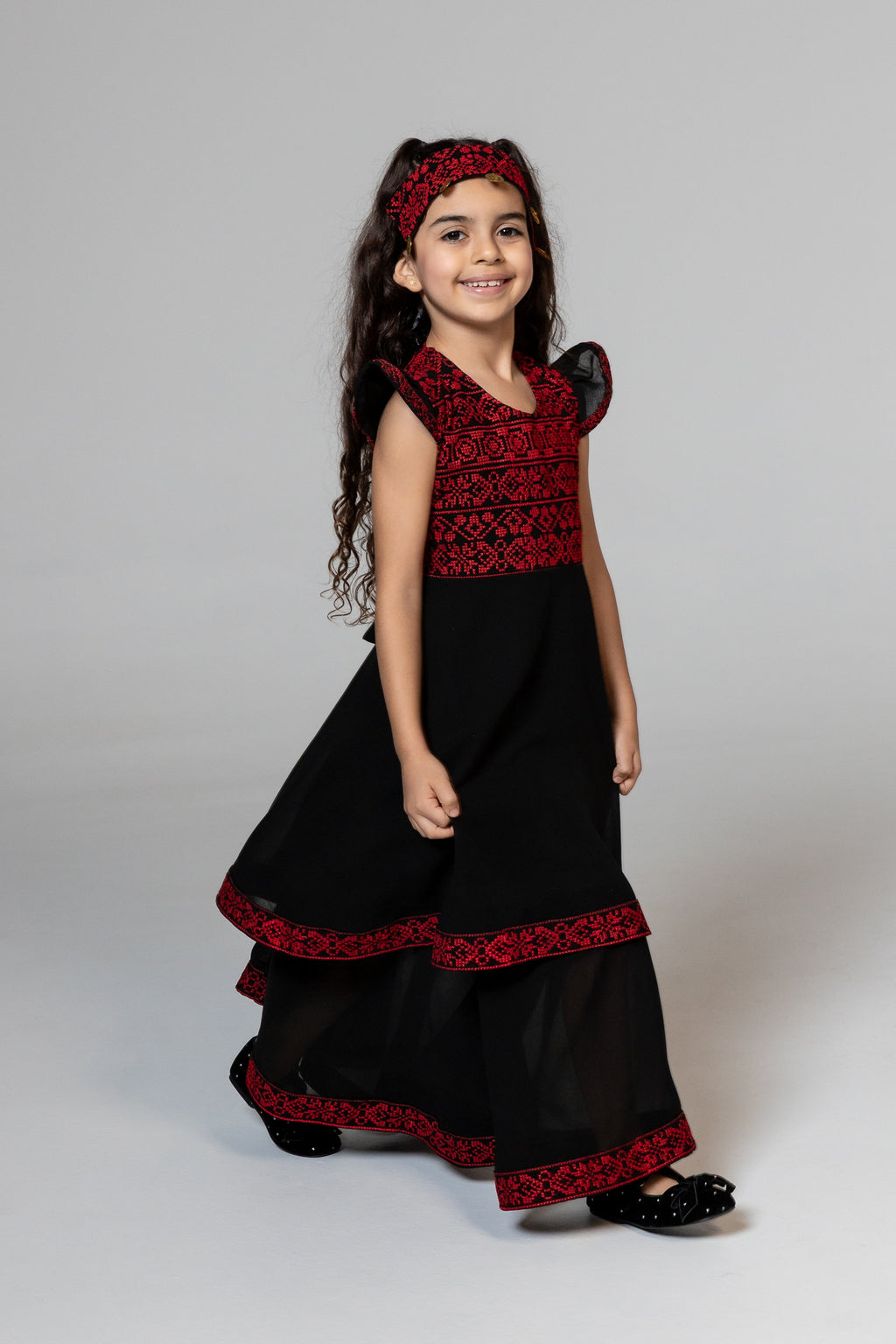 Kids Dress with Embroidered Bodice
