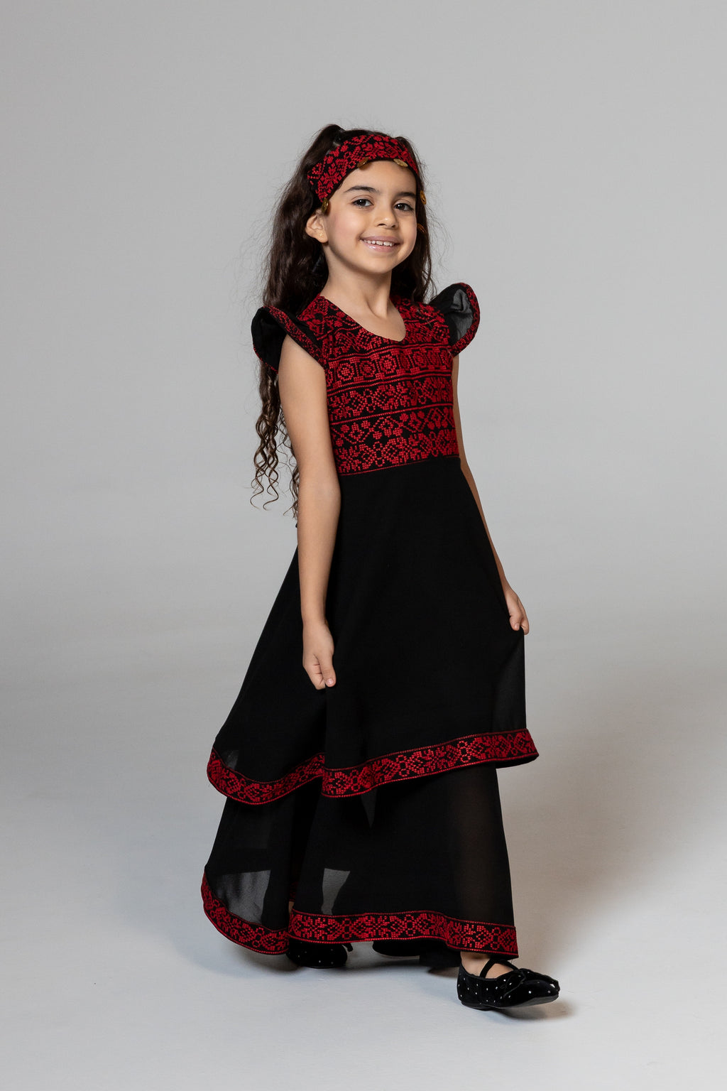 Kids Dress with Embroidered Bodice