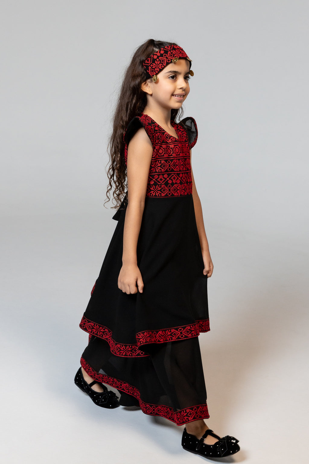 Kids Dress with Embroidered Bodice