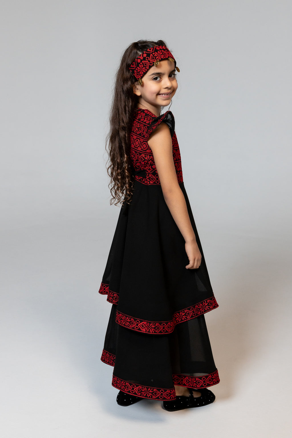 Kids Dress with Embroidered Bodice