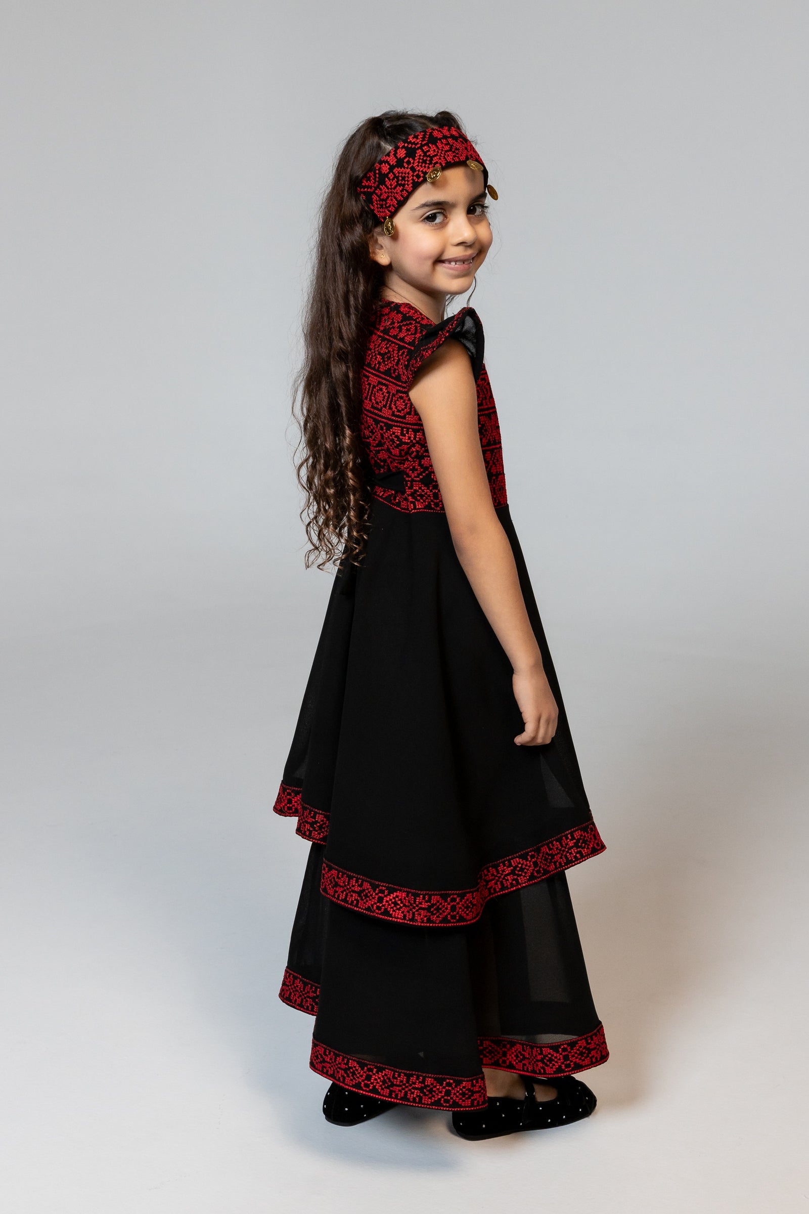 Kids Dress with Embroidered Bodice