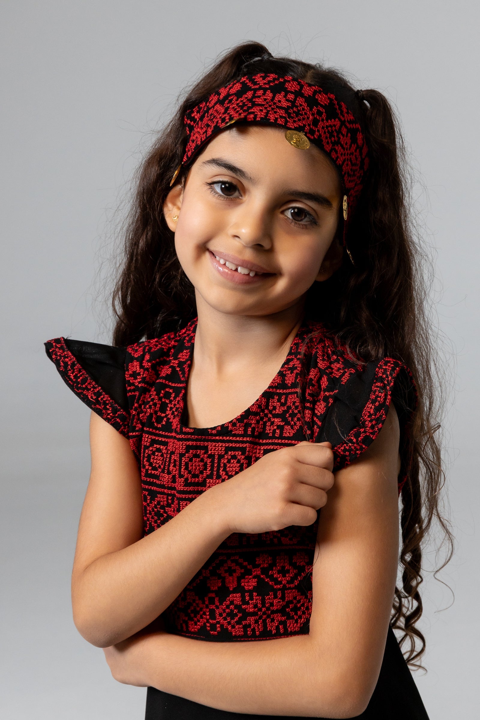 Kids Dress with Embroidered Bodice
