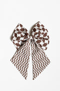 Brown Bow Hair Clip