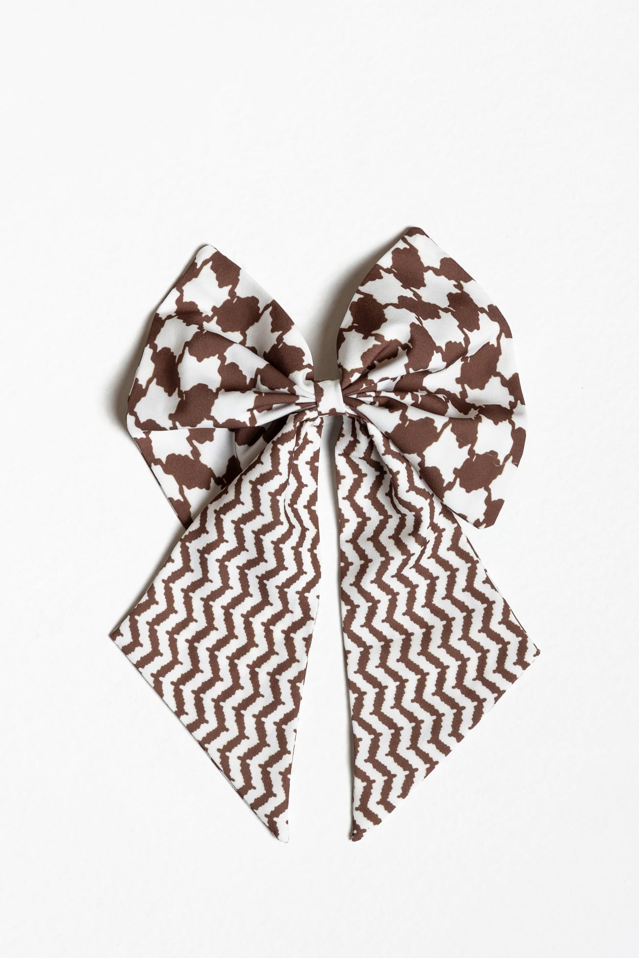 Brown Bow Hair Clip