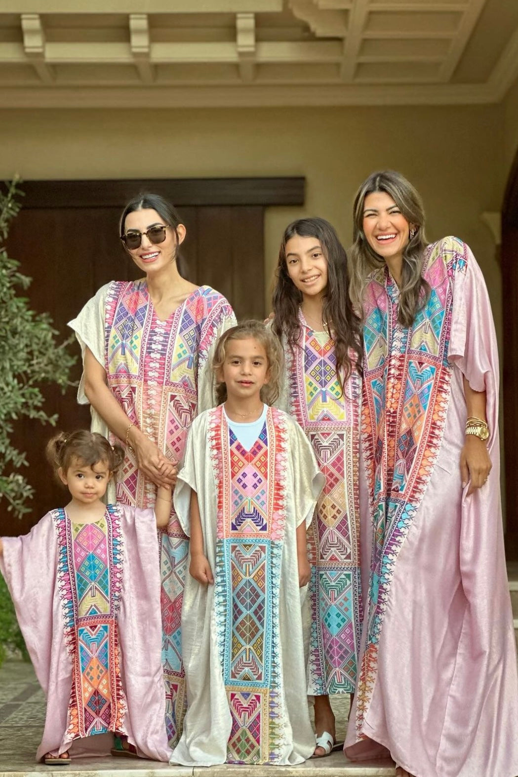 Adult Shimmery Tatreez Kaftan