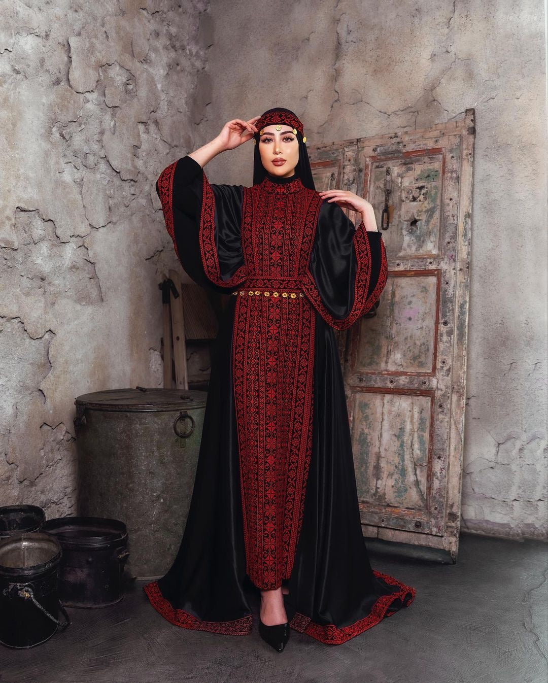 Traditional Palestinian Tatreez Dress