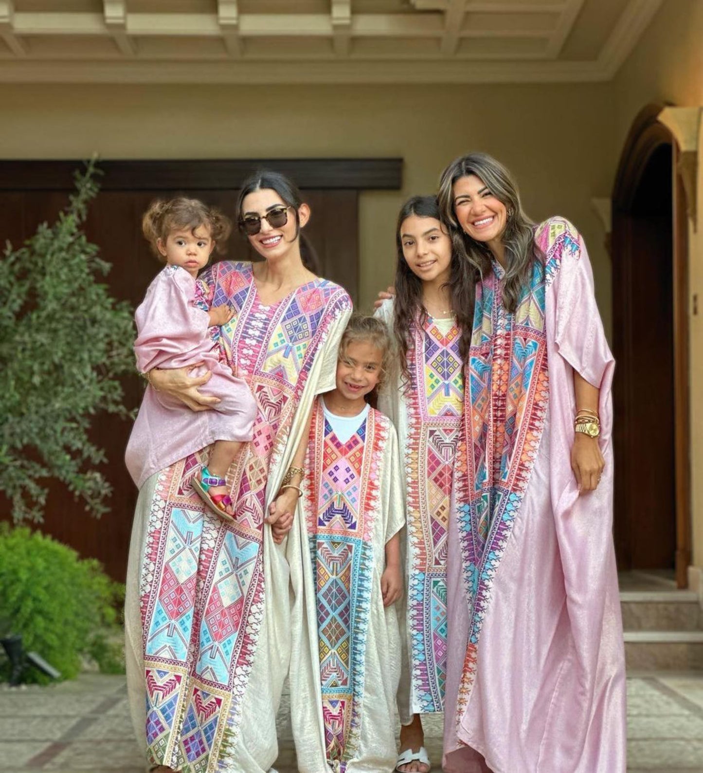 Adult Shimmery Tatreez Kaftan